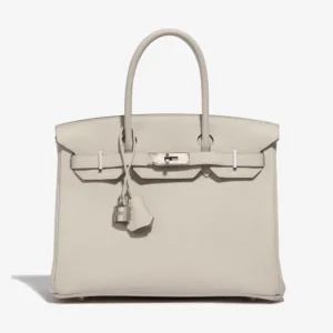 Premium Hermès Replica HSS Birkin 30 Togo Craie Blue Glacier PHW