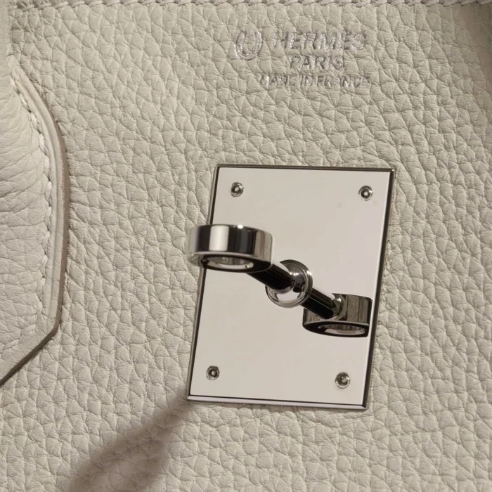 Premium Hermès Replica HSS Birkin 30 Togo Craie/Blue Glacier PHW - Direct Luxury Fashion - Image 6