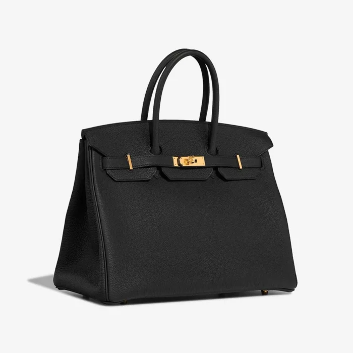 Premium Hermès Replica HSS Birkin 35 Togo Black GHW - Direct Luxury Fashion - Image 4