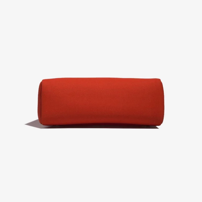 Premium Hermès Replica Herbag 31 Toile/Vache Hunter Orange Mecano/Rouge H PHW - Direct Luxury Fashion - Image 4