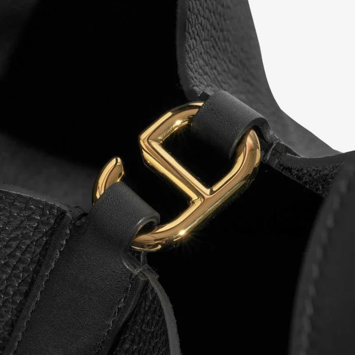 Premium Hermès Replica In-The-Loop 23 Clemence Black GHW - Direct Luxury Fashion - Image 7