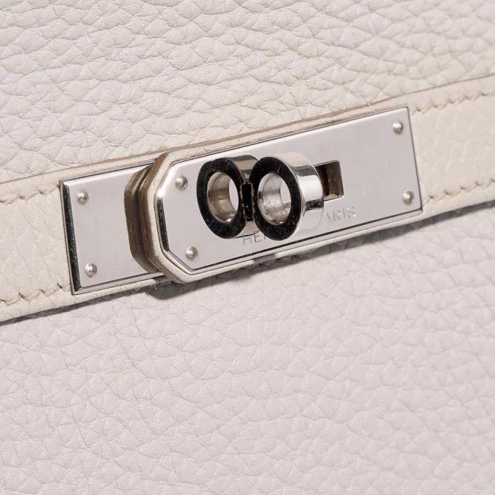 Premium Hermès Replica Jypsiere 28 Togo Gris Perle/Gris Tourterelle PHW - Direct Luxury Fashion - Image 6