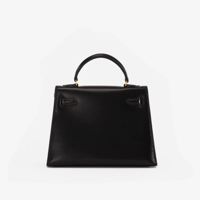Premium Hermès Replica Kelly 15 Box Black GHW - Direct Luxury Fashion - Image 2