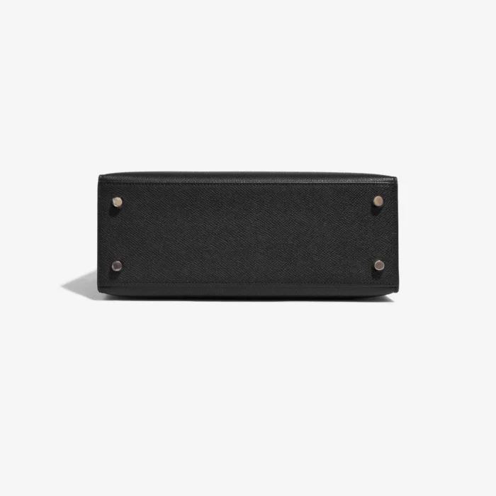 Premium Hermès Replica Kelly 25 Epsom Black GHW - Direct Luxury Fashion - Image 3