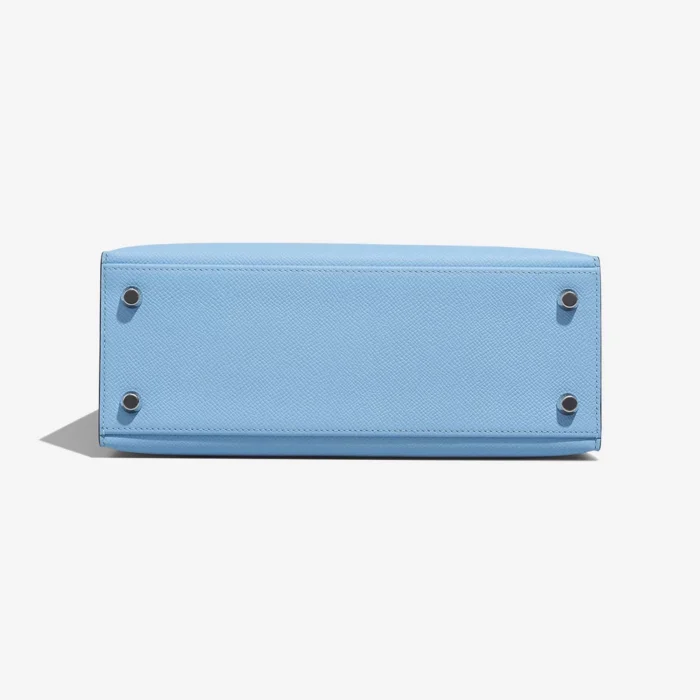 Premium Hermès Replica Kelly 25 Epsom Bleu Celeste PHW - Direct Luxury Fashion - Image 3
