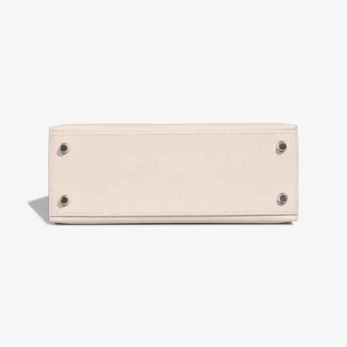 Premium Hermès Replica Kelly 25 Epsom Craie PHW - Direct Luxury Fashion - Image 3