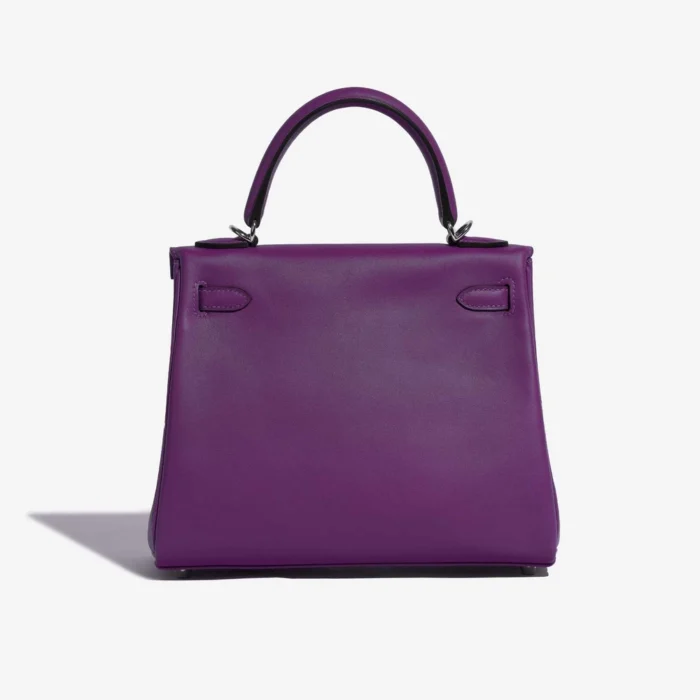 Premium Hermès Replica Kelly 25 Swift Anemone PHW - Direct Luxury Fashion - Image 2
