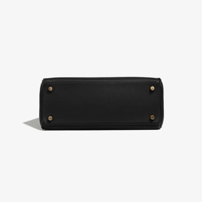 Premium Hermès Replica Kelly 25 Swift Black GHW - Direct Luxury Fashion - Image 3