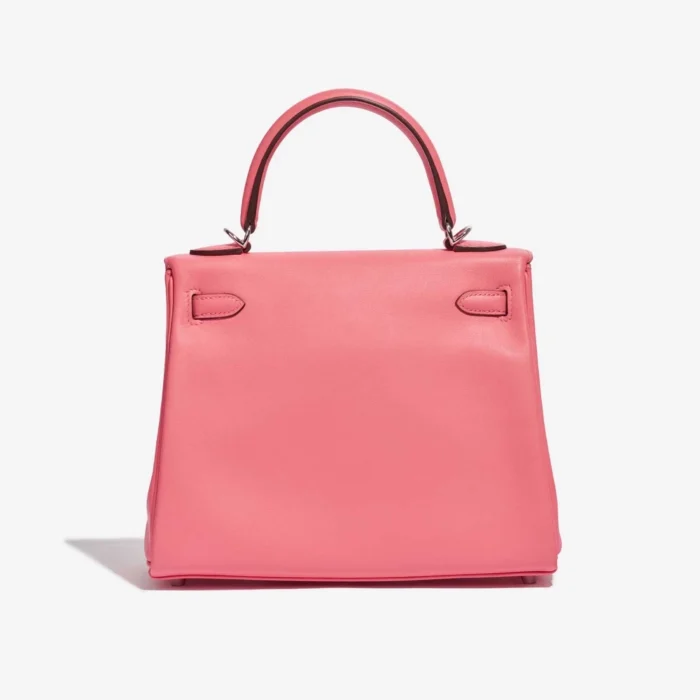 Premium Hermès Replica Kelly 25 Swift Rose d’ete PHW - Direct Luxury Fashion - Image 2