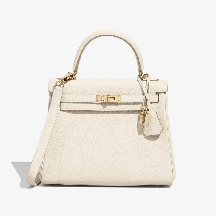 Premium Hermès Replica Kelly 25 Togo Beton GHW - Direct Luxury Fashion