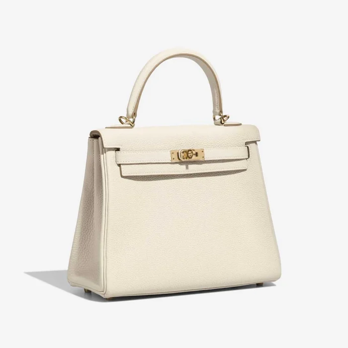 Premium Hermès Replica Kelly 25 Togo Beton GHW - Direct Luxury Fashion - Image 4