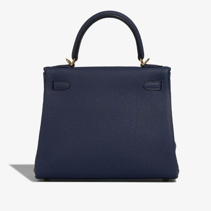 Premium Hermès Replica Kelly 25 Togo Bleu Saphir GHW - Direct Luxury Fashion - Image 2