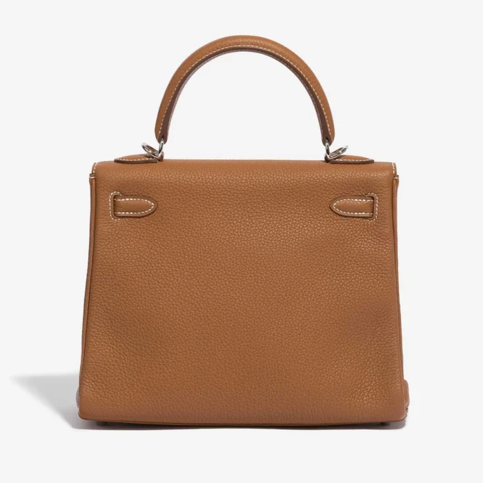 Premium Hermès Replica Kelly 25 Togo Gold PHW - Direct Luxury Fashion - Image 2