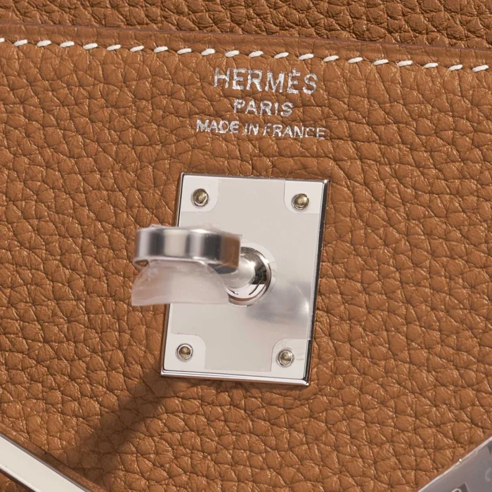 Premium Hermès Replica Kelly 25 Togo Gold PHW - Direct Luxury Fashion - Image 6