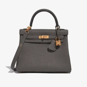 Premium Hermès Replica Kelly 25 Togo Gris Meyer GHW | Direct Luxury