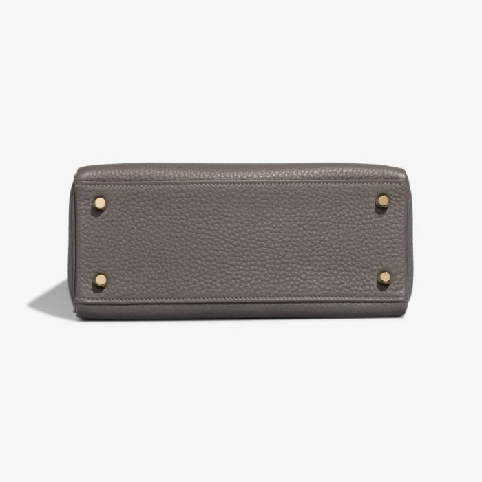 Premium Hermès Replica Kelly 25 Togo Gris Meyer GHW - Direct Luxury Fashion - Image 3