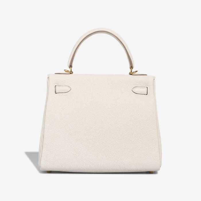 Premium Hermès Replica Kelly 25 Togo Gris Pale GHW - Direct Luxury Fashion - Image 2