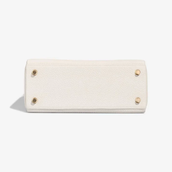 Premium Hermès Replica Kelly 25 Togo Gris Pale GHW - Direct Luxury Fashion - Image 3
