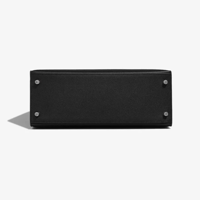 Premium Hermès Replica Kelly 28 Epsom Black PHW - Direct Luxury Fashion - Image 3
