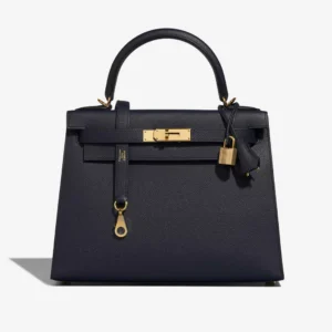 Hermès Replica Kelly 25 Matte Alligator Black GHW - DLF