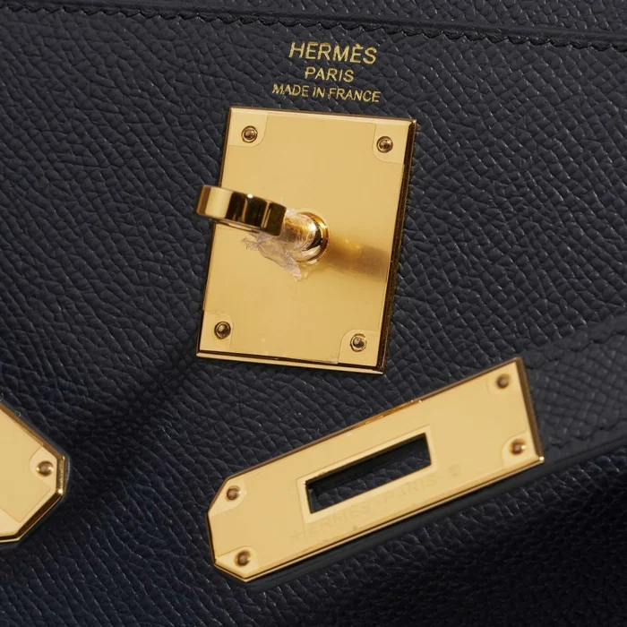 Hermès Replica Kelly 25 Matte Alligator Black GHW - DLF - Image 6