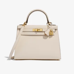 Premium Hermès Replica Kelly 28 Epsom Nata GHW | Direct Luxury Fashion