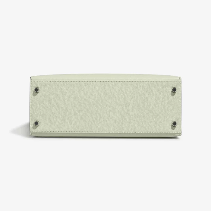 Premium Hermès Replica Kelly 28 Epsom Vert Fizz PHW - Direct Luxury Fashion - Image 3