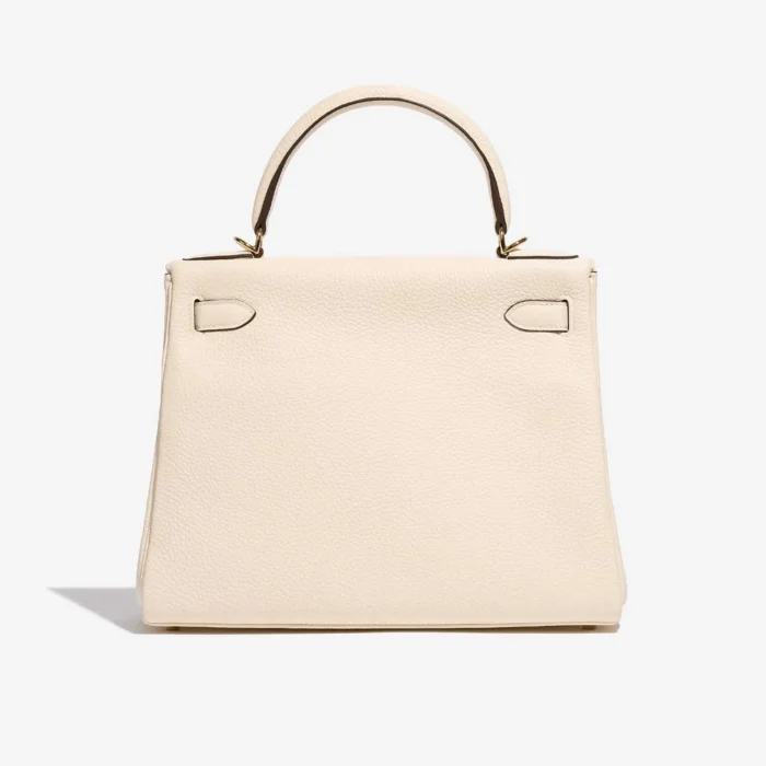 Premium Hermès Replica Kelly 28 Taurillon Clemence Nata GHW - Direct Luxury Fashion - Image 2