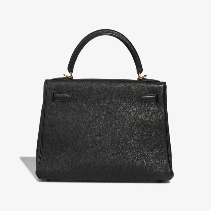 Premium Hermès Replica Kelly 28 Togo Black GHW - Direct Luxury Fashion - Image 2