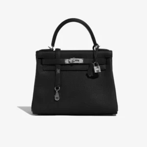 Premium Hermès Replica Kelly 28 Togo Black PHW | Direct Luxury