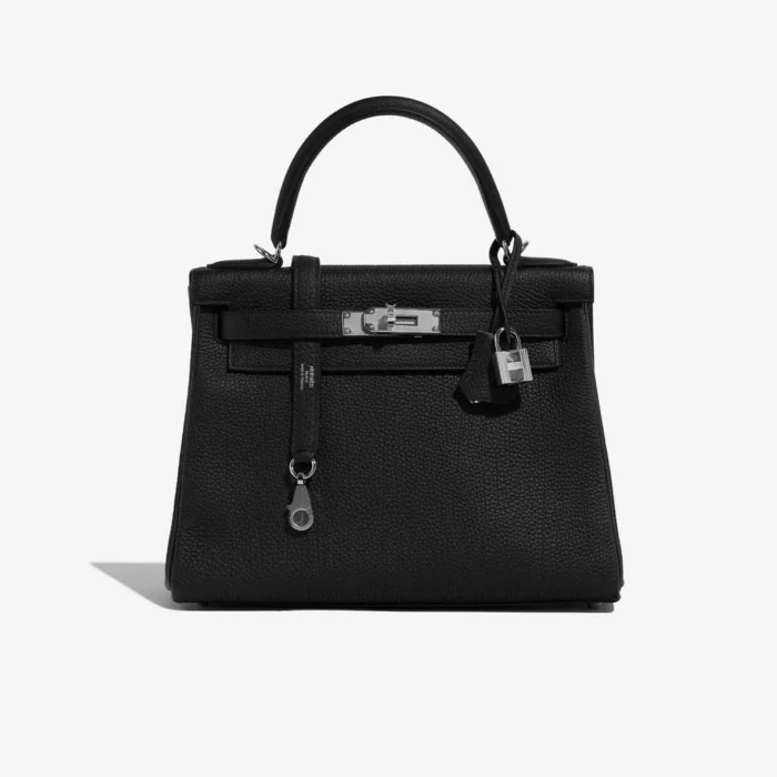 Premium Hermès Replica Kelly 28 Togo Black PHW | Direct Luxury