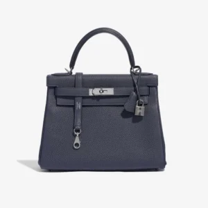 Premium Hermès Replica Kelly 28 Togo Blue Nuit PHW | Direct Luxury