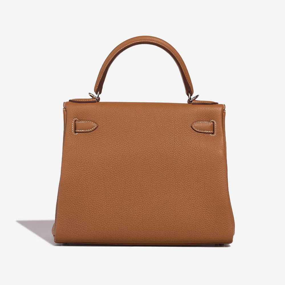 Premium Hermès Replica Kelly 28 Togo Gold PHW - Direct Luxury Fashion - Image 2