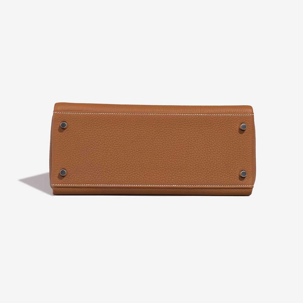 Premium Hermès Replica Kelly 28 Togo Gold PHW - Direct Luxury Fashion - Image 3