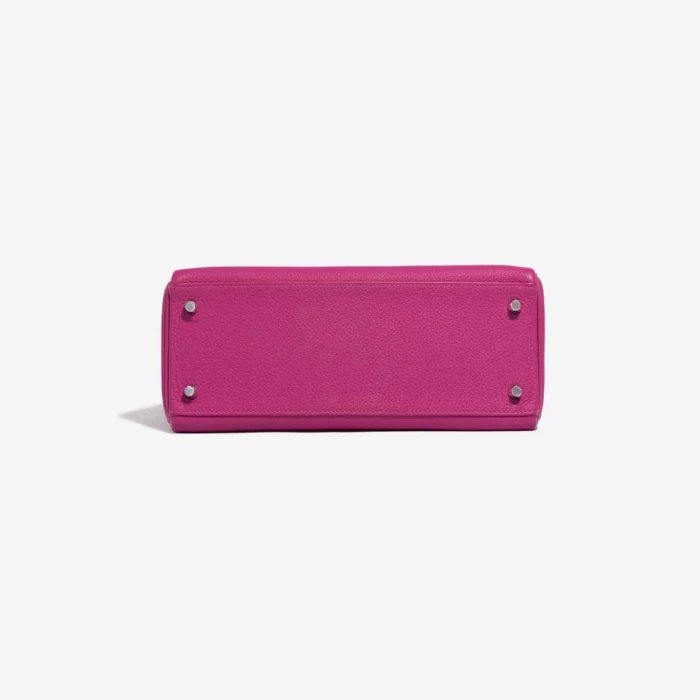 Premium Hermès Replica Kelly 28 Togo Rose Pourpre PHW - Direct Luxury Fashion - Image 3