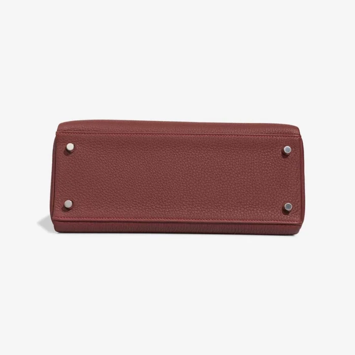Premium Hermès Replica Kelly 28 Togo Rouge H PHW - Direct Luxury Fashion - Image 3