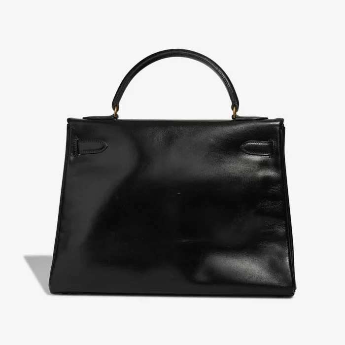 Premium Hermès Replica Kelly 32 Box Black GHW - Direct Luxury Fashion - Image 2