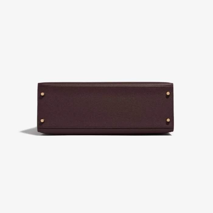 Premium Hermès Replica Kelly 32 Epsom Bordeaux GHW - Direct Luxury Fashion - Image 3