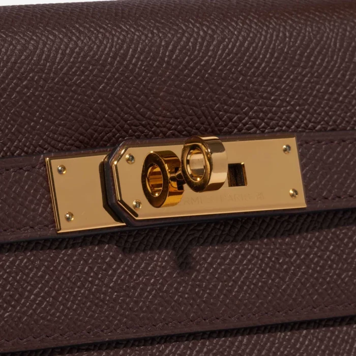 Premium Hermès Replica Kelly 32 Epsom Bordeaux GHW - Direct Luxury Fashion - Image 7