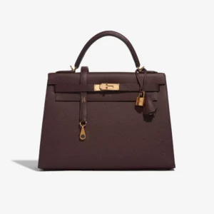 Premium Hermès Replica Kelly 32 Epsom Bordeaux GHW