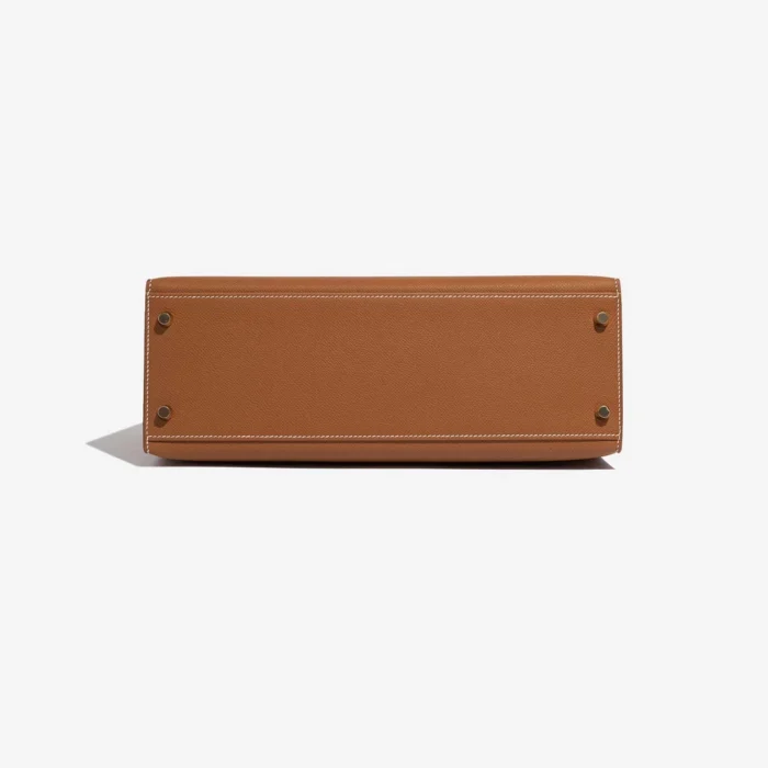 Premium Hermès Replica Kelly 32 Epsom Gold GHW - Direct Luxury Fashion - Image 3