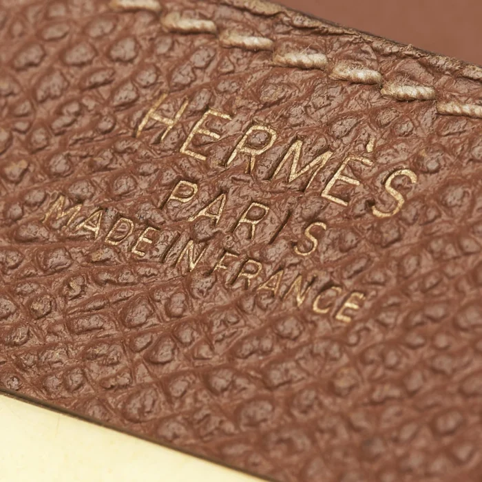 Premium Hermès Replica Kelly 32 Epsom Gold GHW - Direct Luxury Fashion - Image 6