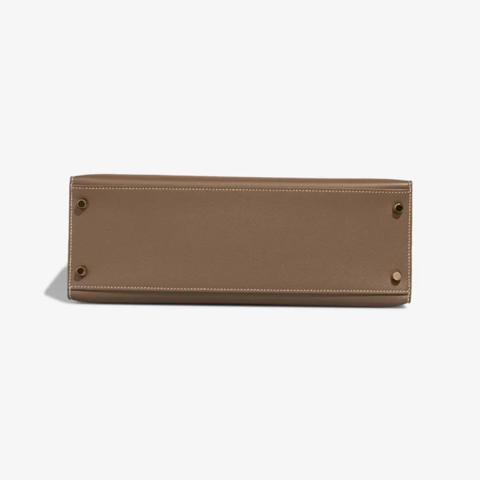 Premium Hermès Replica Kelly 32 Epsom Etoupe GHW - Direct Luxury Fashion - Image 3