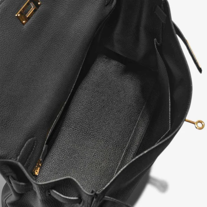 Premium Hermès Replica Kelly 35 Togo Black GHW - Direct Luxury Fashion - Image 5