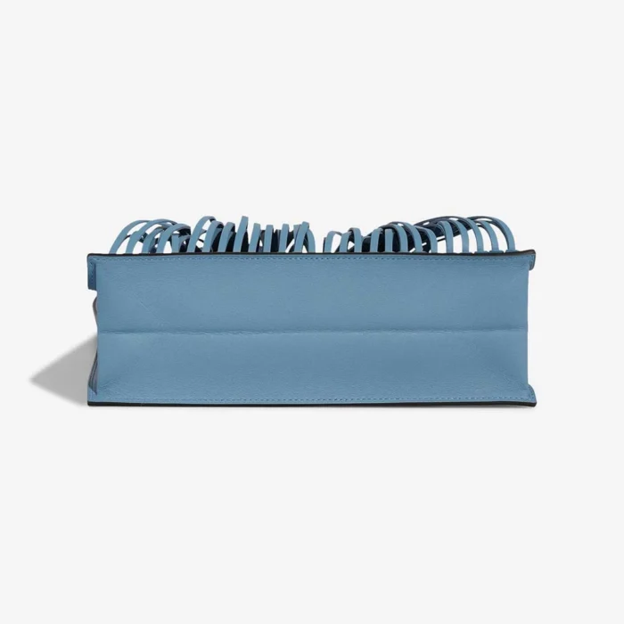 Premium Hermès Replica Kelly Danse Anate Swift New Bleu Jean PHW - Direct Luxury Fashion - Image 3