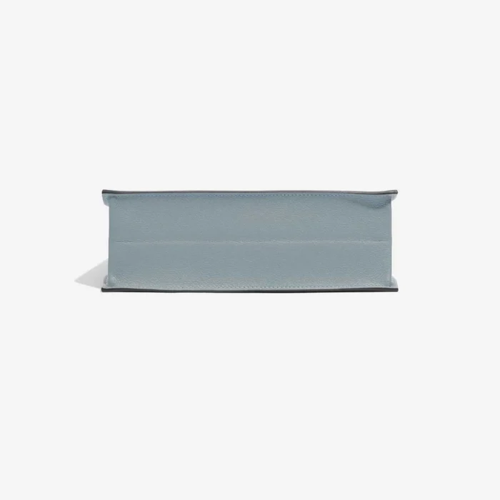 Premium Hermès Replica Kelly Danse Evercolor Blue Lin PHW - Direct Luxury Fashion - Image 3
