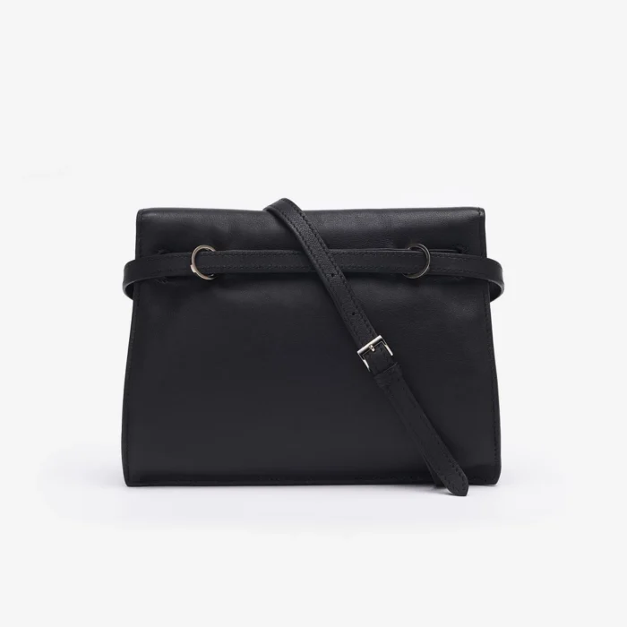 Premium Hermès Replica Kelly Danse Swift Noir PHW - Direct Luxury Fashion - Image 2