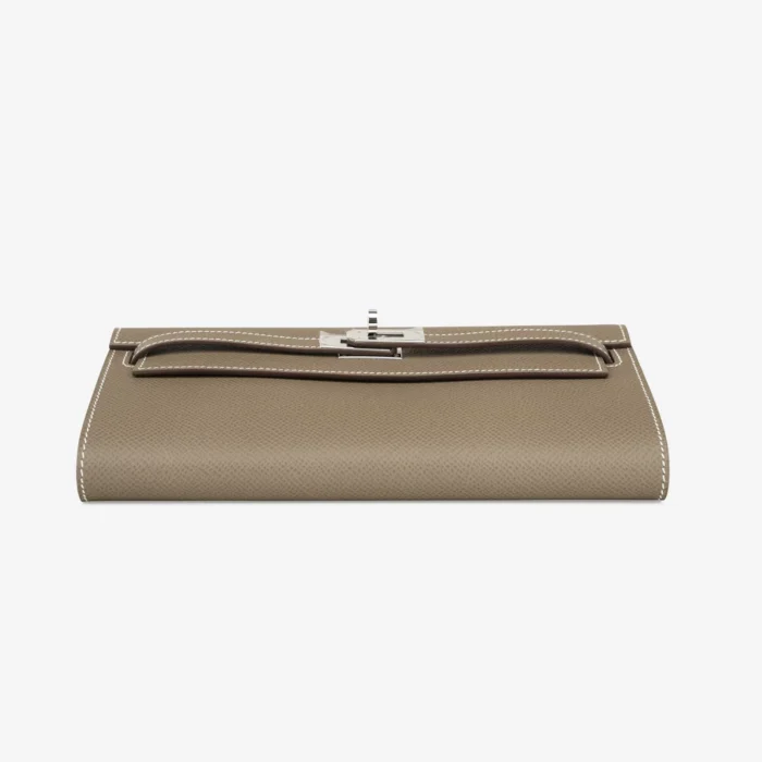 Premium Hermès Replica Kelly To Go Epsom Etoupe PHW - Direct Luxury Fashion - Image 3