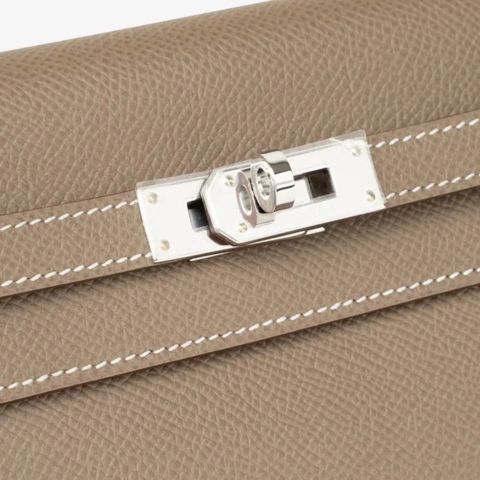 Premium Hermès Replica Kelly To Go Epsom Etoupe PHW - Direct Luxury Fashion - Image 7