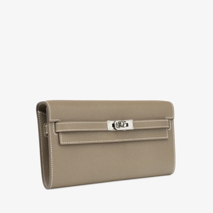 Premium Hermès Replica Kelly To Go Epsom Etoupe PHW - Direct Luxury Fashion - Image 4